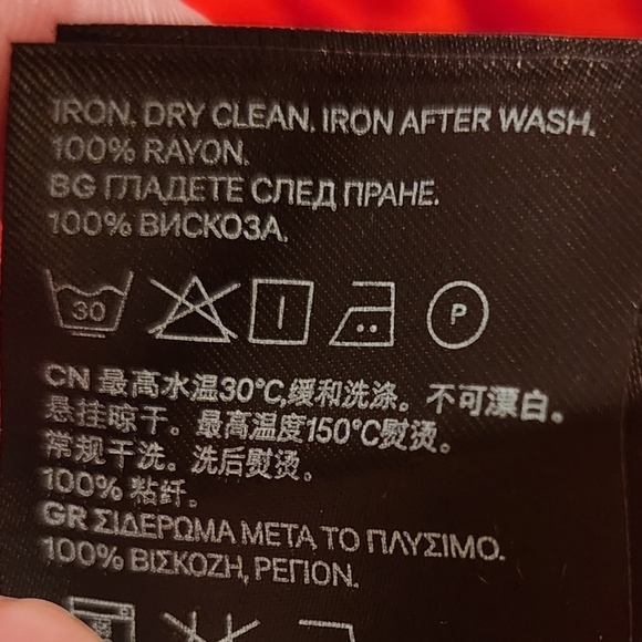 H&M Basic Swing Dress Tomato Red Sleeveless Round Neck Women’s Small S Simple - Picture 5 of 5